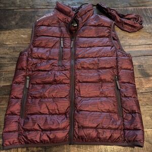 Swing Juice Maroon Men's Puffer Best With Bag Size M! Golf